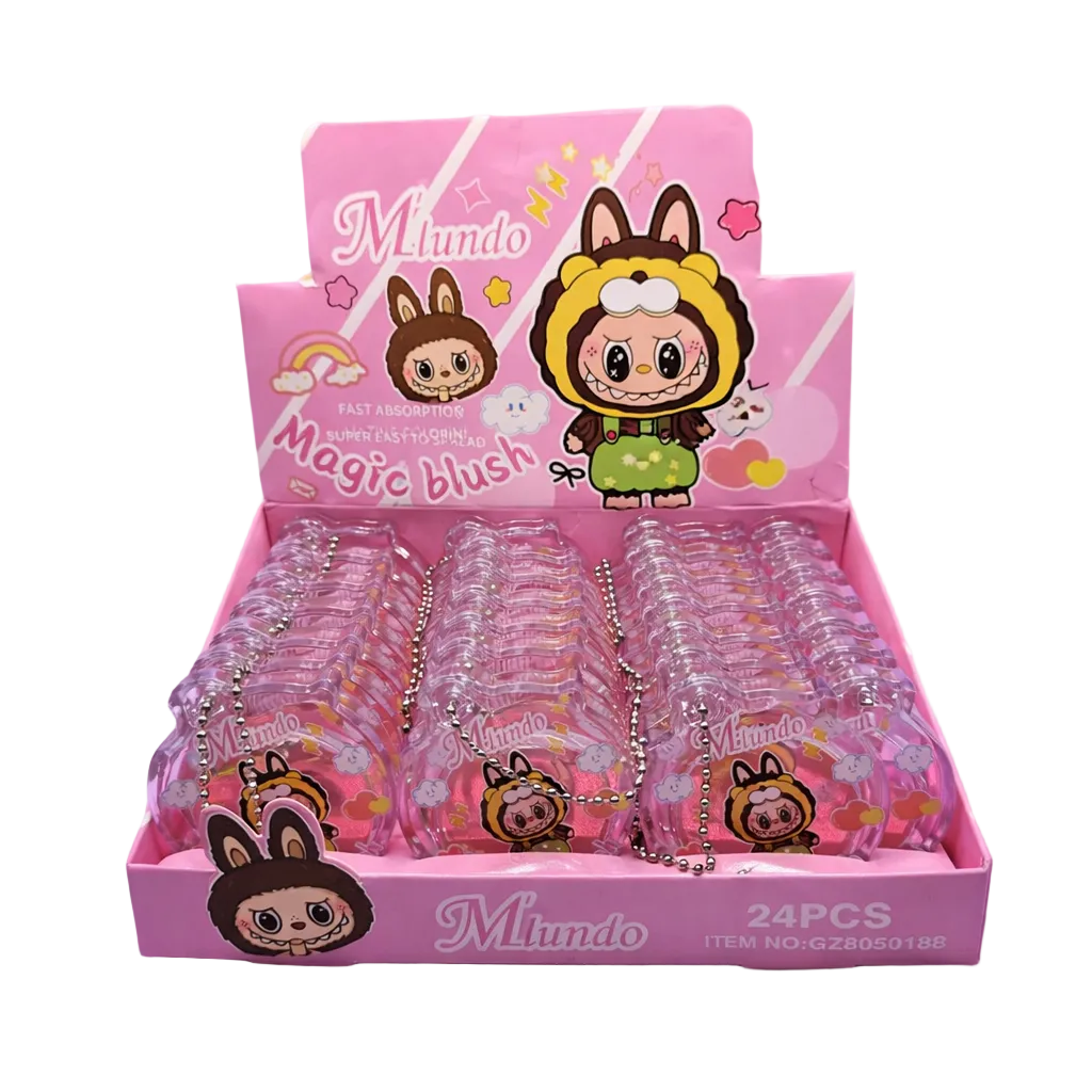Labubu Blush Keychain