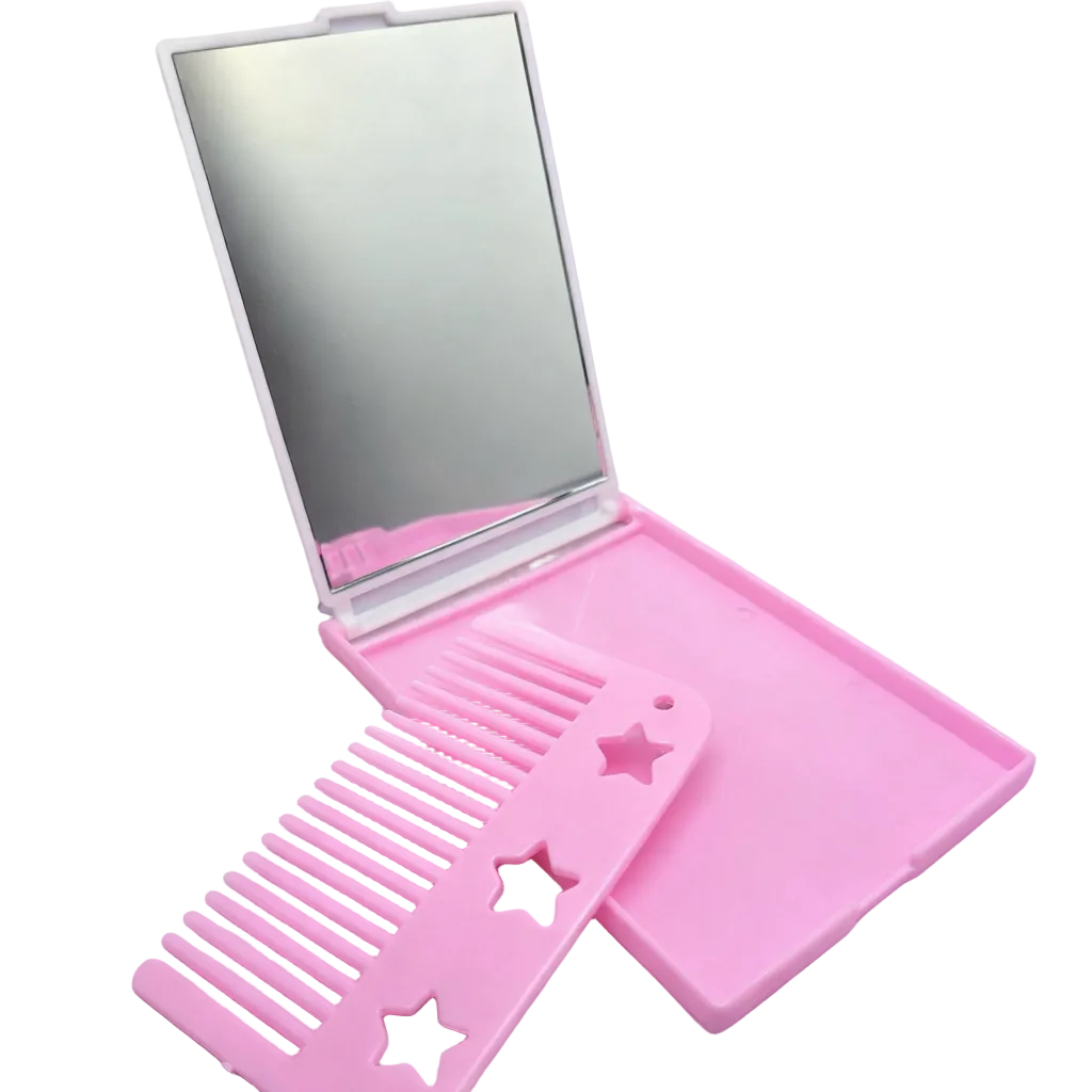 Kuromi Compact Mirror & Comb