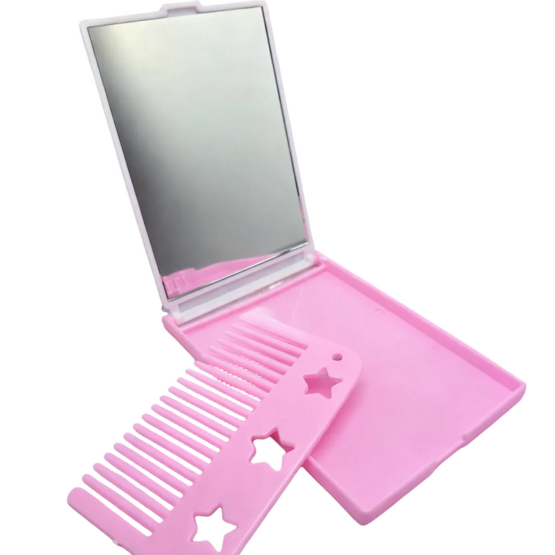 Kuromi Compact Mirror & Comb
