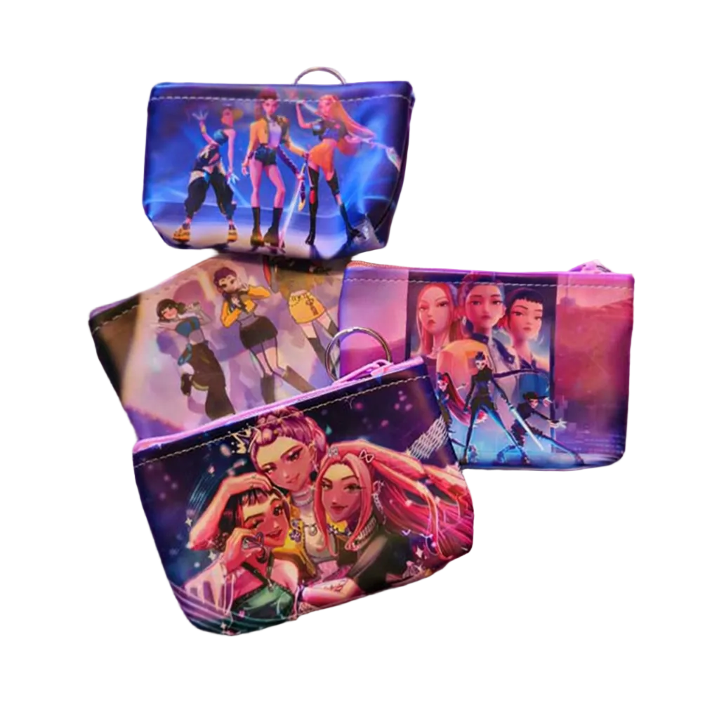 K-Pop Coin Pouches with Keyring