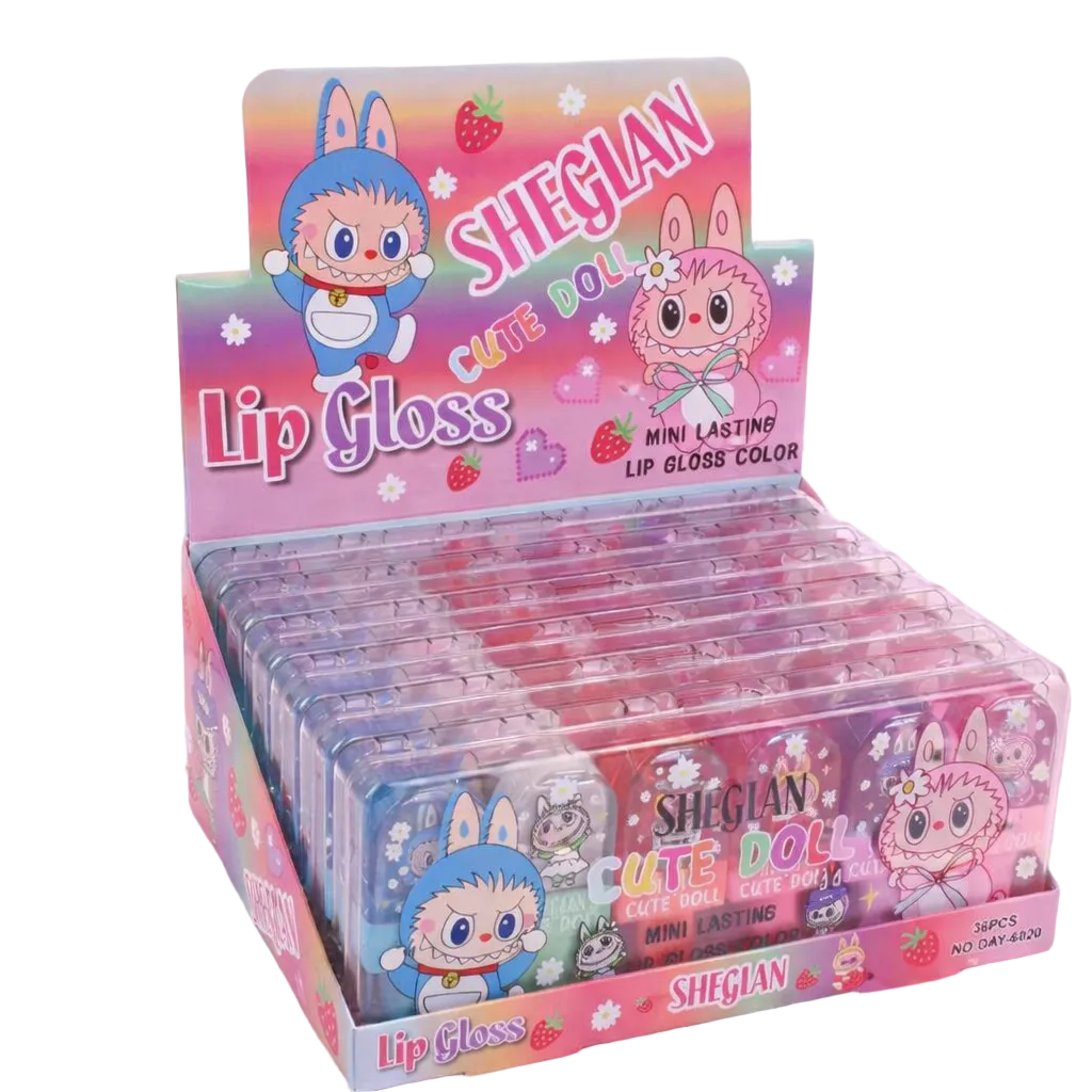 Sheglan Labubu Lip Gloss Set