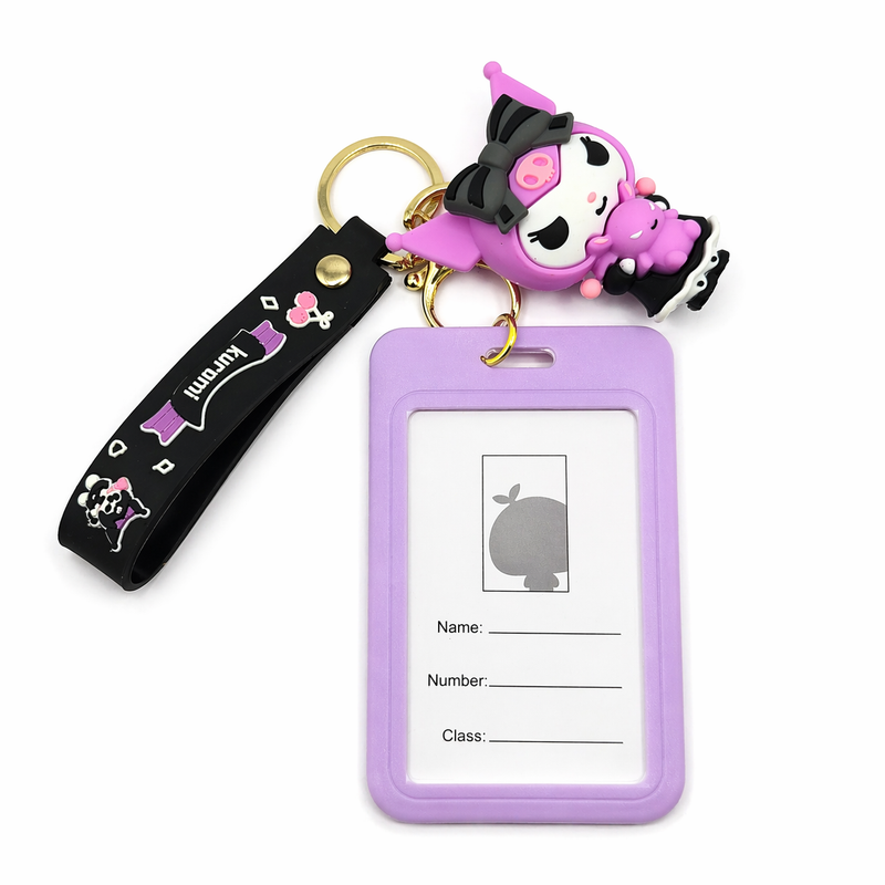 Kuromi ID Keychain