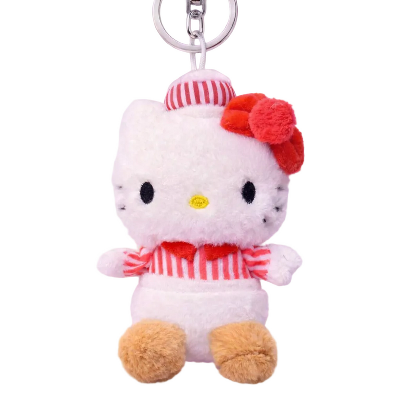Character Plush Keychain (Red Stripe)