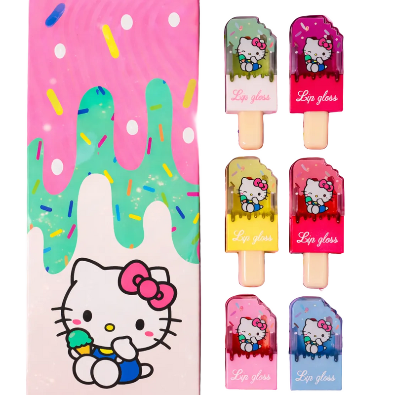 Popsicle Shaped Lip Gloss Set