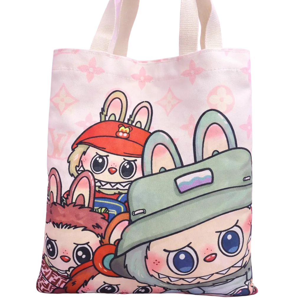 Labubu Canvas Tote Bag