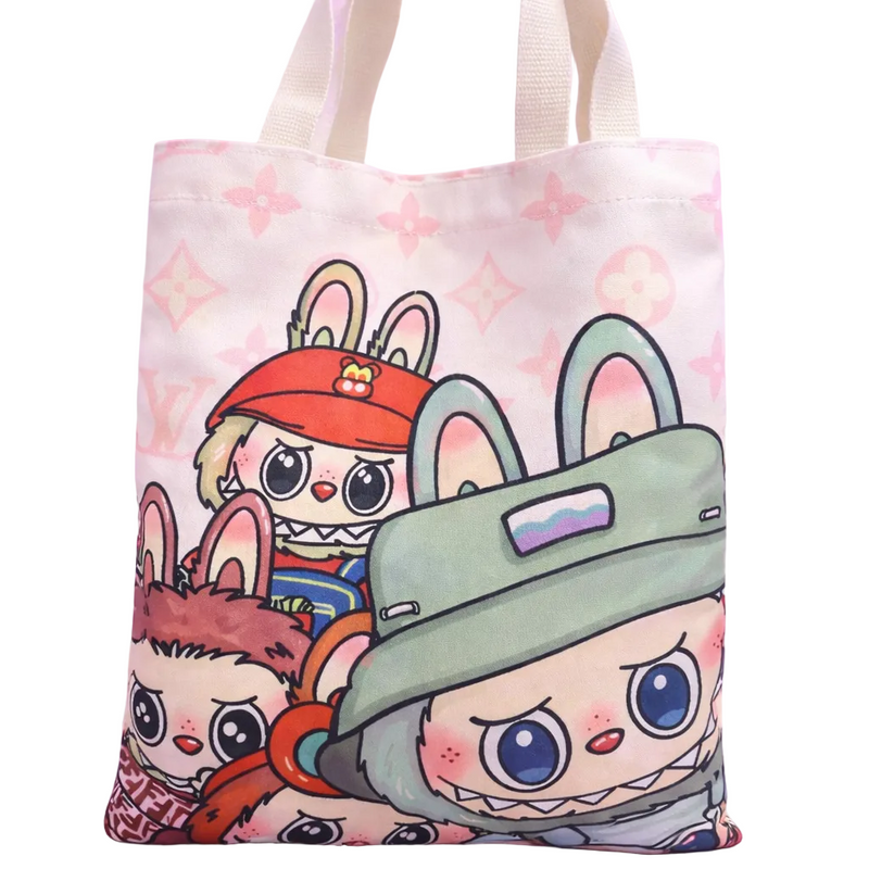 Labubu Canvas Tote Bag