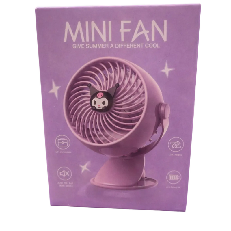 Character Mini Clip on Fan