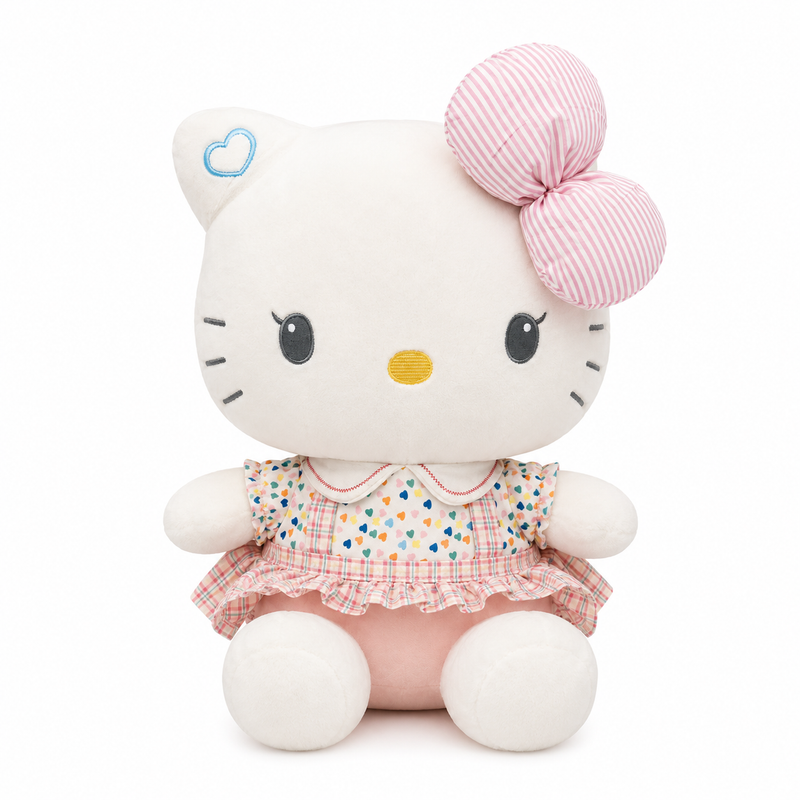 Character Plush in Dotted Pink Dress