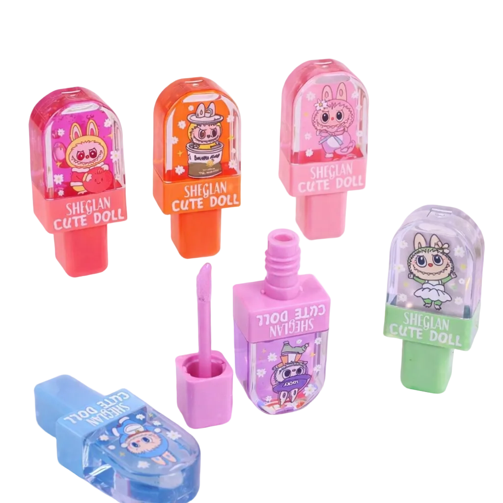 Sheglan Labubu Lip Gloss Set