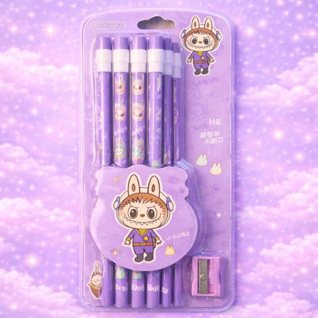 Labubu Pencil Set
