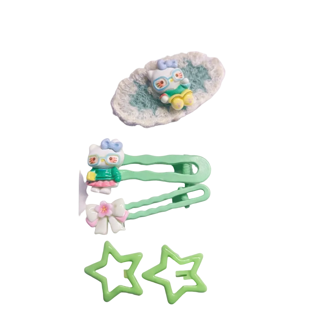 Character Hair Barrettes