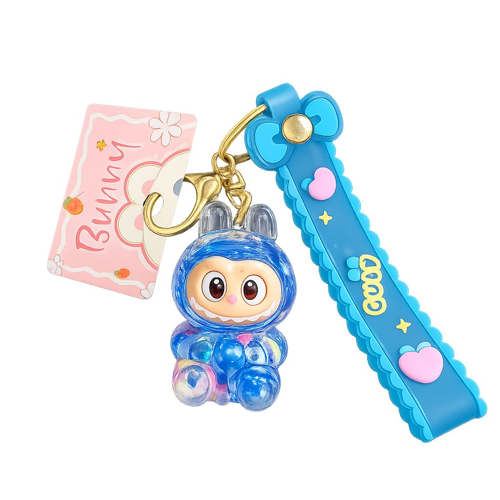 Labubu Water Keychain