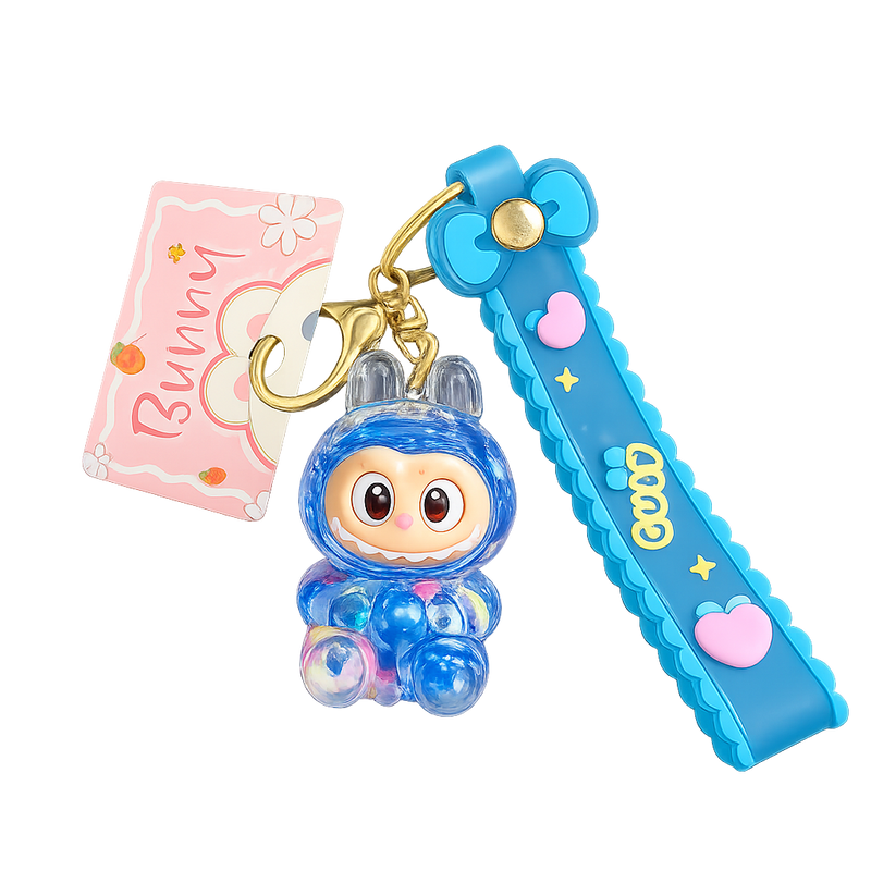 Labubu Water Keychain