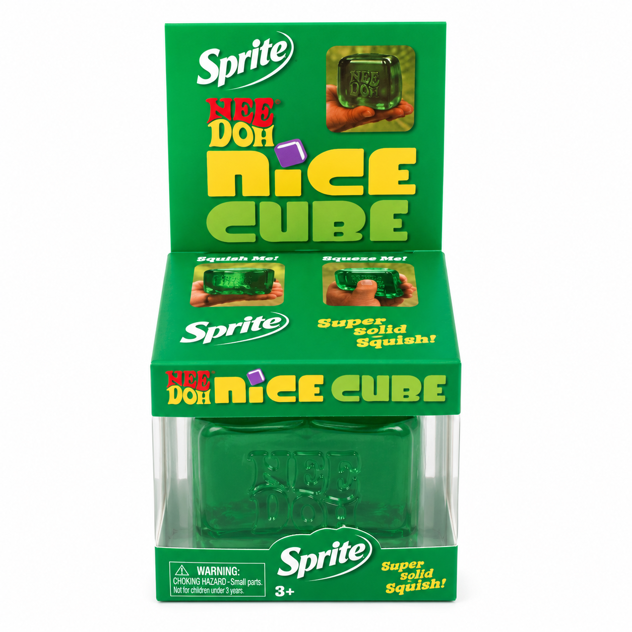 Soda Inspired Nice Cube Sprite Squishy
