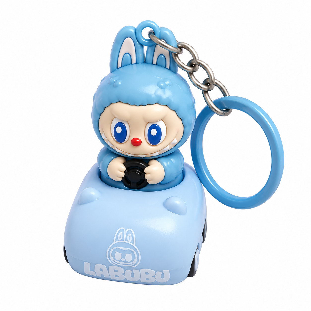 Labubu Riding Keychain