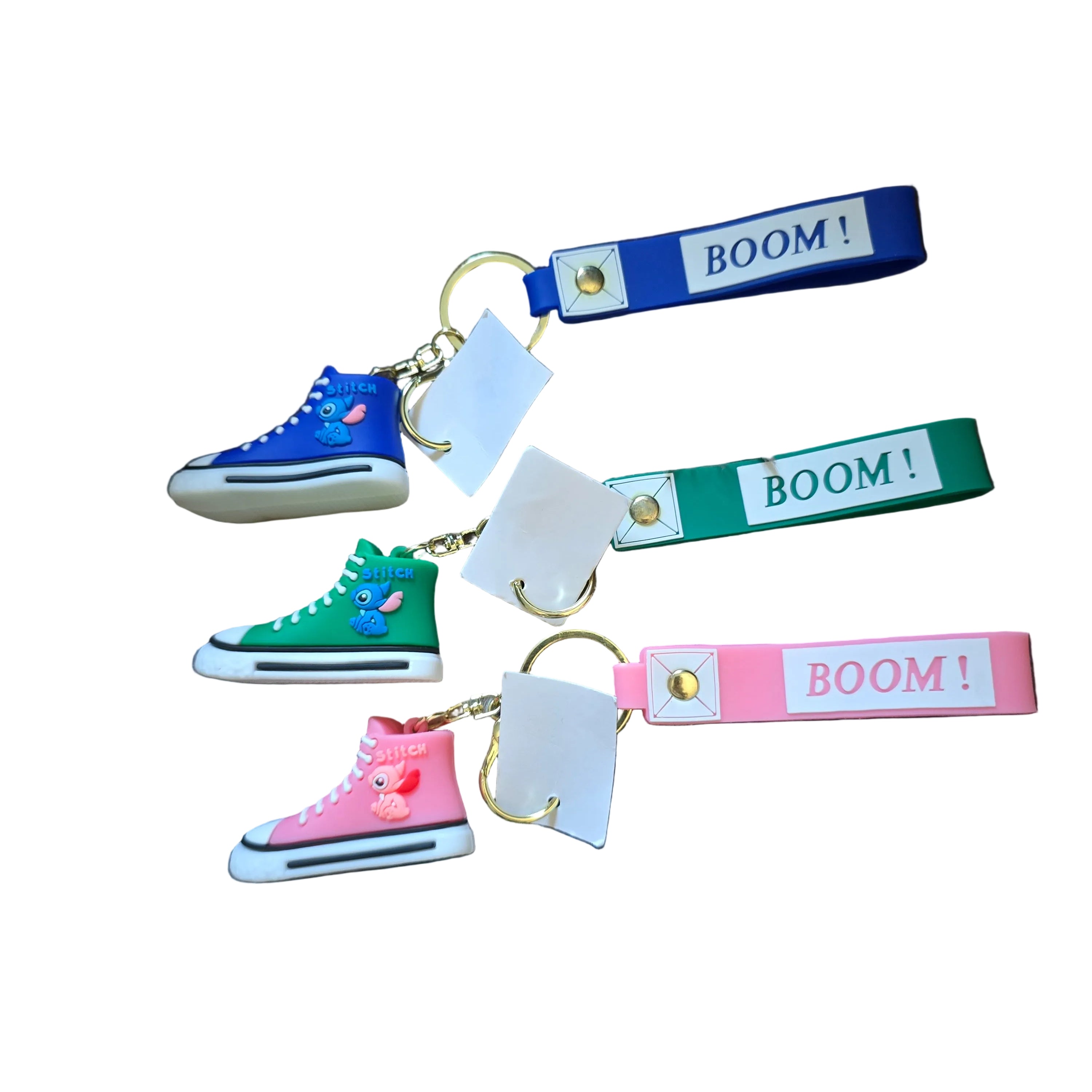Sneaker Keychain with Stitch