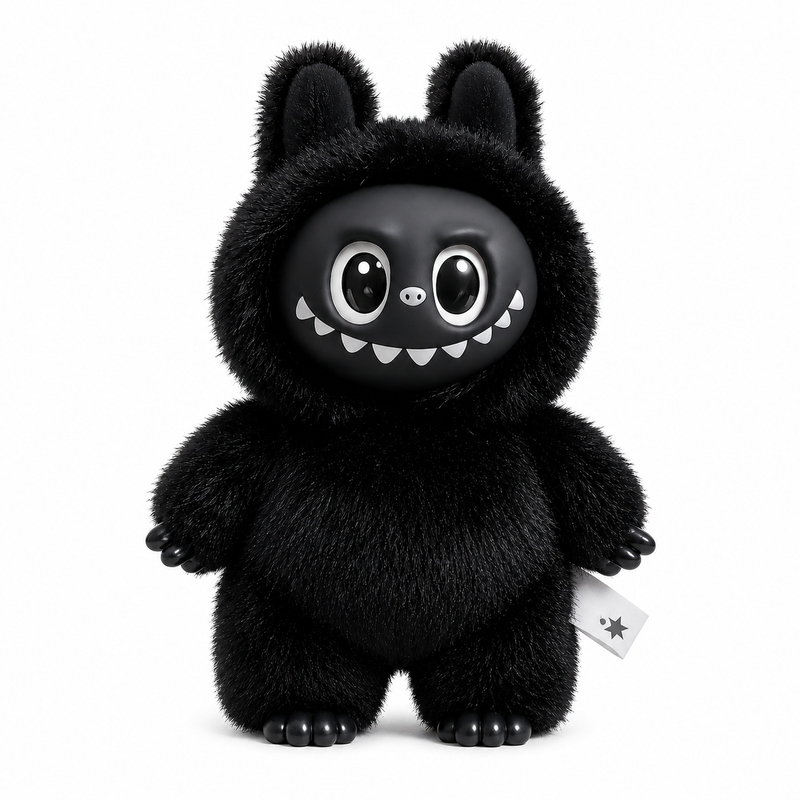 Lafufu Monster Black Keychain
