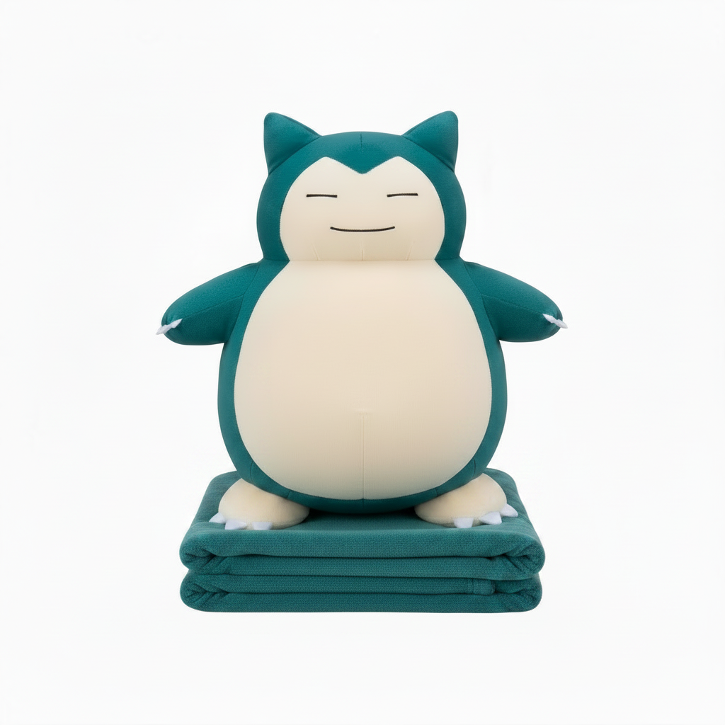 Snorlax Plush with Blanket