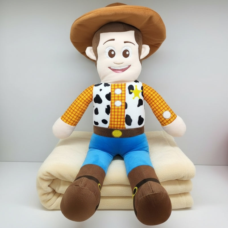 Woodie Plush with Blanket