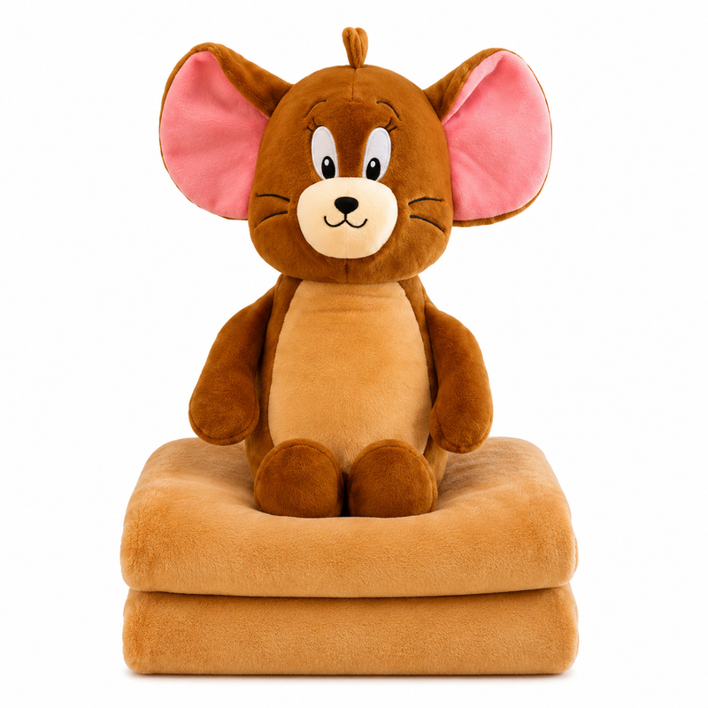 Tom or Jerry Plush with Blanket