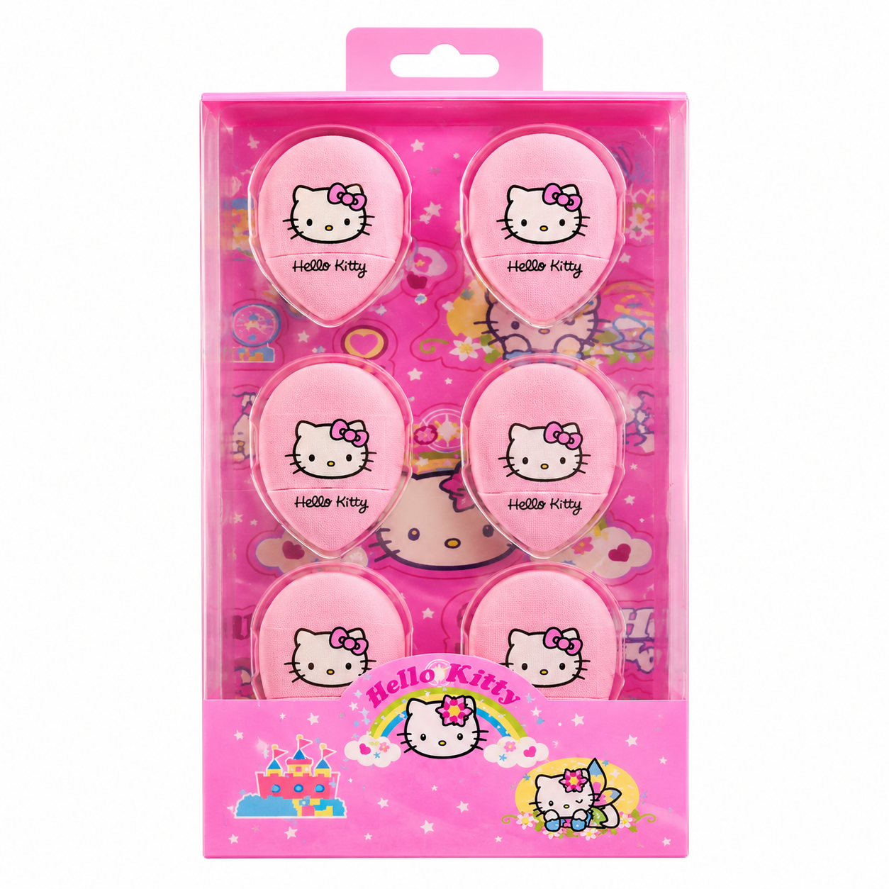 Cosmetic Powder Puff Set (6 Pack)