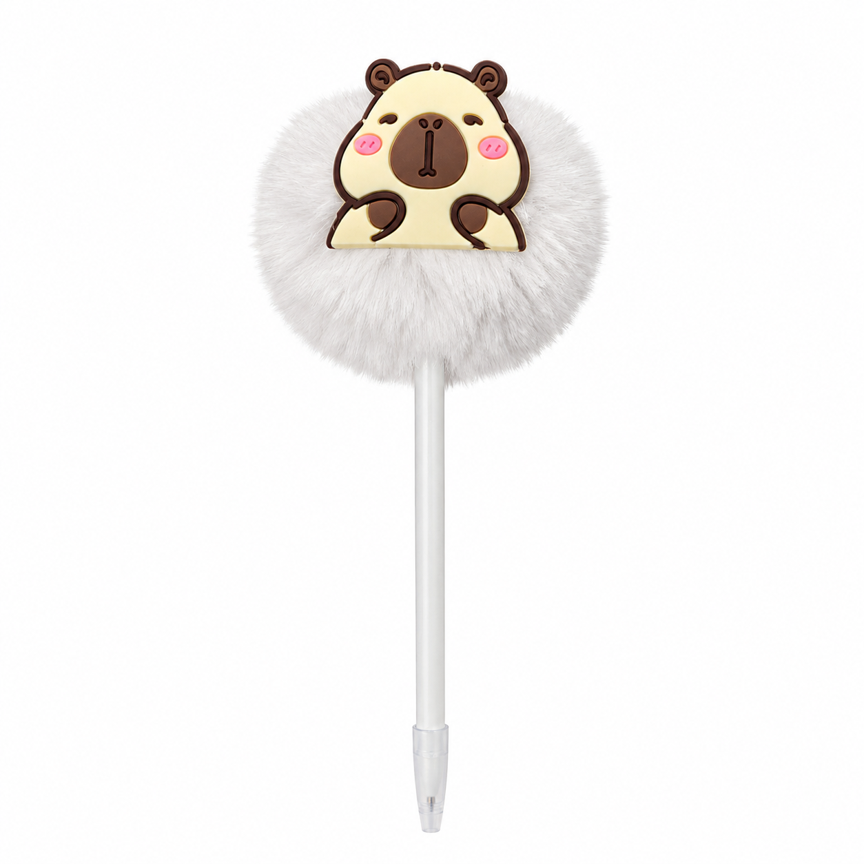 Capybara Pom Pom Pen